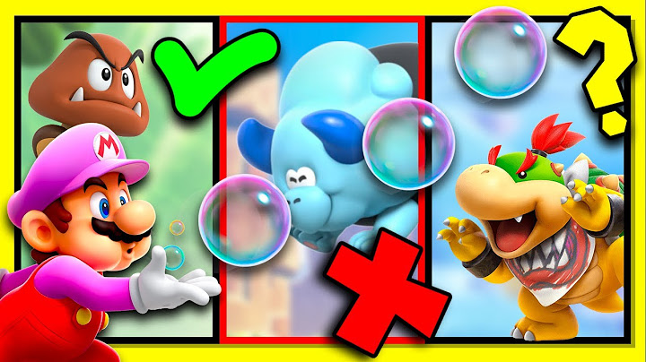 What Can Bubble Mario Bubble?!