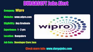 Durgasoft JOBS Alerts|| Jobs for Experienced and Freshers !!! (18-01-2018) screenshot 3