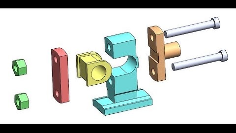 Solidworks assembly tutorial -2: Crosshead assembly modeling Part 2