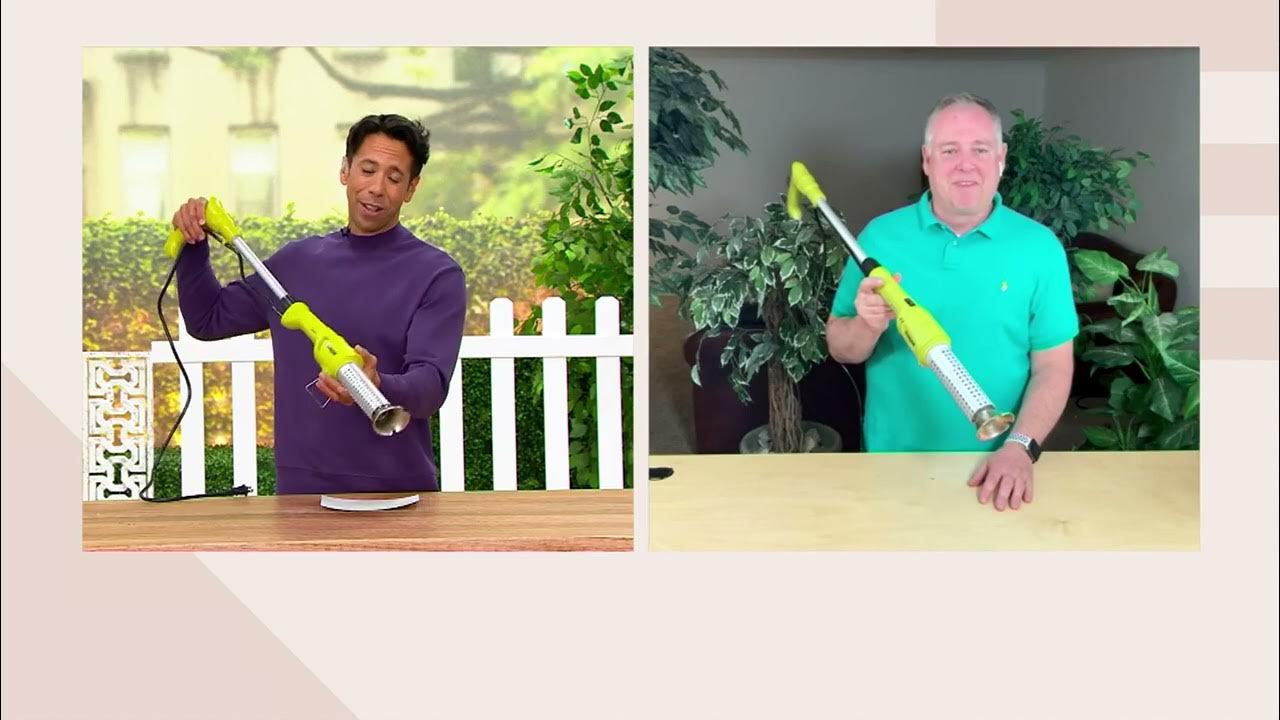 Sun Joe 1500W Electric Weed Burner w/ Additional 1 yr. Warranty on QVC