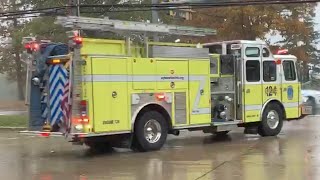 Carroll County,MD Engine 124 and Squad 12 Responding