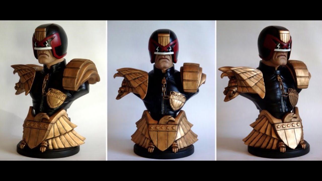 TOYS TRACKER : ENGLISH review of JUDGE DREDD 1/3 scale BUST (Michael White)
