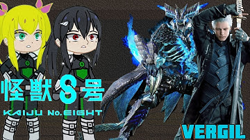 [Devil May Cry] Kaiju No 8 Gou React To Kafka Hibino As Vergil || Gacha React
