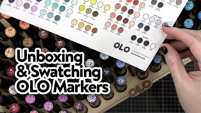 Sketchmarker Alcohol Ink markers: Unboxing, first look, and 4