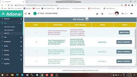 #Adonai_Softwares_How to give online exams in LMS!