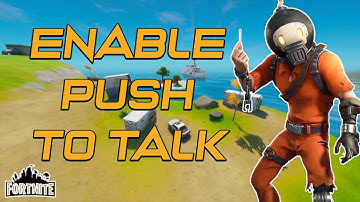 How to Use Push to Talk on Controller in Fortnite | Fortnite Tutorial (2025)