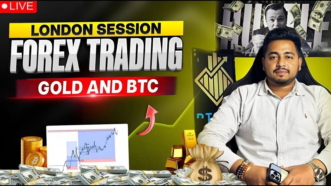 LIVE FOREX ANALYSIS | LONDON SESSION | GOLD / BTC | FOREX HINDI | FEB ...