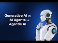 I Investigated Generative AI vs AI Agents vs Agentic AI and Found This