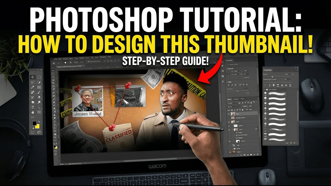 Design this Thumbnail under 30 mins! ⏱️ Asset Files Free