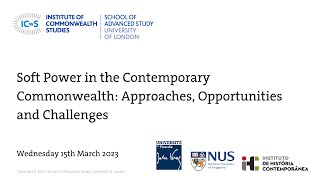Soft Power in the Contemporary Commonwealth: Approaches, Opportunities and Challenges screenshot 5