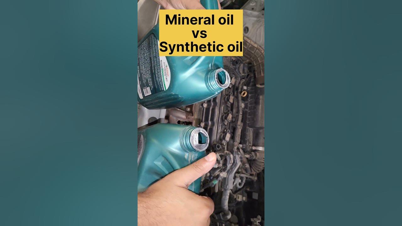 Synthetic engine oil vs mineral oil 🛢️ Which one is best Explanation of engine oils