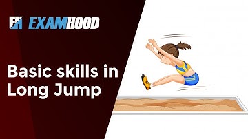 Basic skills in long jump. The running up, take off and the flight