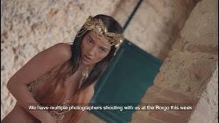 Lighting Six Nude Models - Fashion photography in Tuscany with Miss Aniela and Broncolor