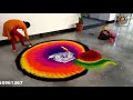 Diwali special rangoli design  fast easysimple rangoli kolam  festival rangoli design by rajashri