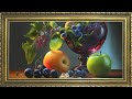 Gorgeous fruit painting  10 hours framed painting  tv wallpaper