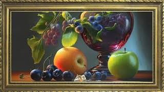 Gorgeous Fruit Painting | 10 Hours Framed Painting | TV Wallpaper screenshot 2