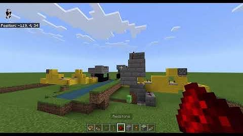 Making a Retractable bridge In Minecraft.