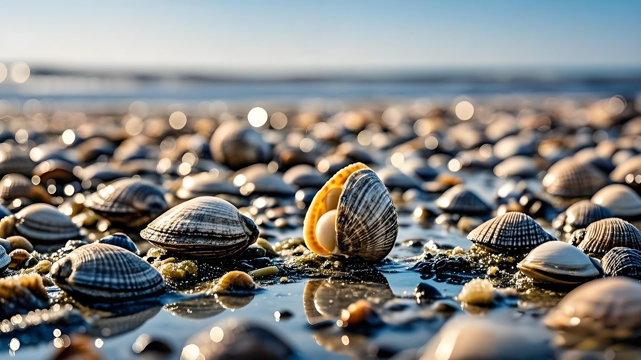 Xiao Zhang Picked Up Some Clams At The Beach, And There Were Actually Pearls Hidden Inside!