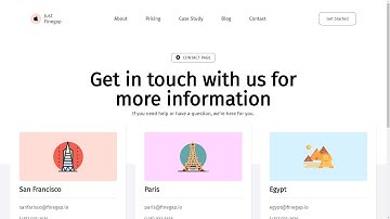 How to make Professional Contact Page Design using HTML CSS