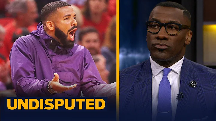 Drakes antics are too much during the Raptors-Buck...