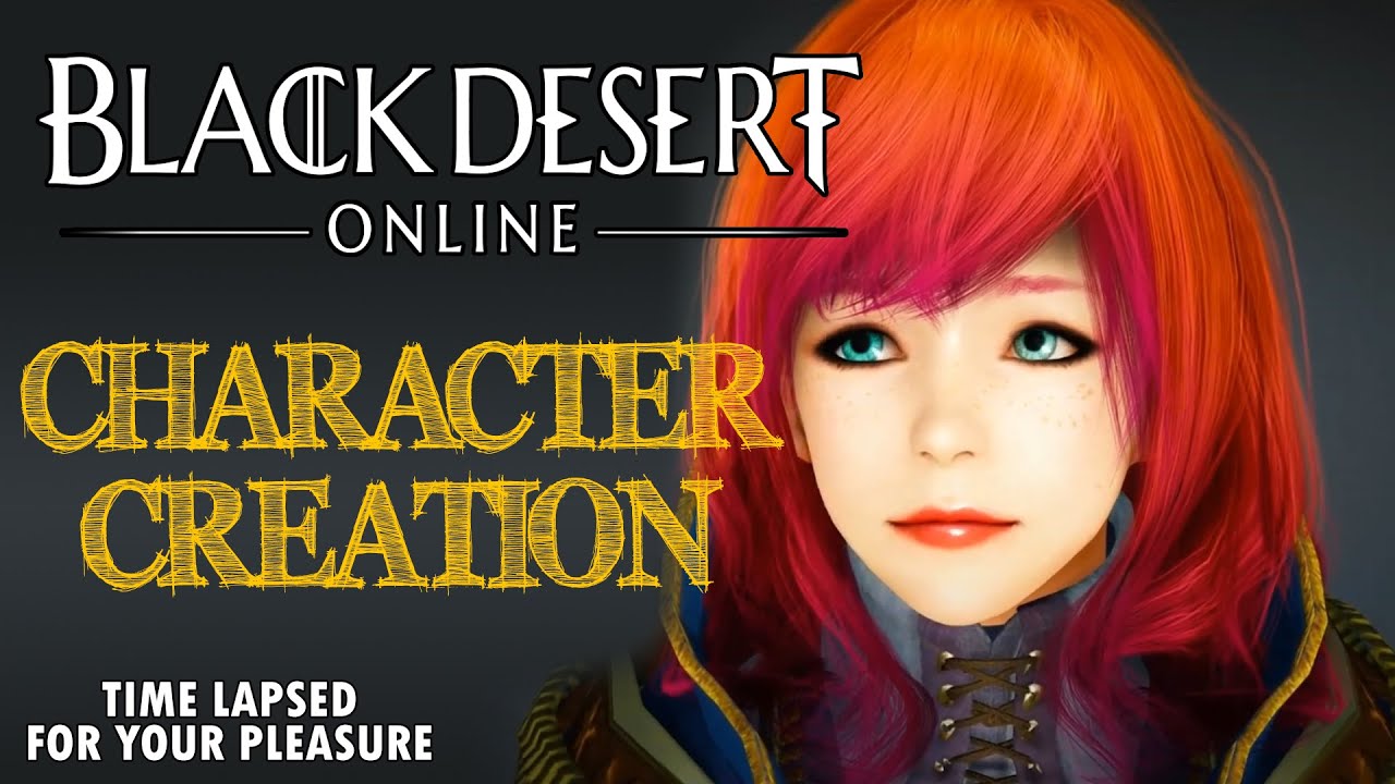 Black Desert Online Character Creator | Witch Class Walkthrough