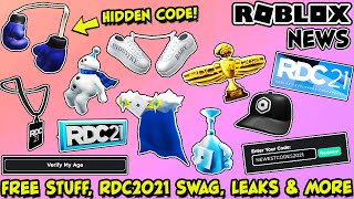 ROBLOX NEWS: RDC 2021 SWAG, FREE ITEMS, LEAKS, EVENTS, TERMS OF SERVICE, UPDATES & HIDDEN CODE