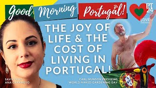 The Joy of Life & The Cost of Living in Portugal on Good Morning Portugal!