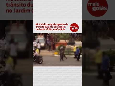 Motociclista agride agentes de trânsito durante abordagem no Jardim Goiás, em Goiânia - Mais Goiás