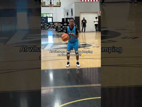 When did you stop jumping on your free throws?🤔🤷‍♂️ #madehoops #viral #trending #freethrow