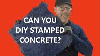Can You DIY Stamped Concrete?
