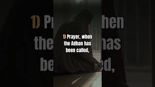 Prophet Muhammad (saw) said: don't delay three matters. #hadith #islamicreminder #allah