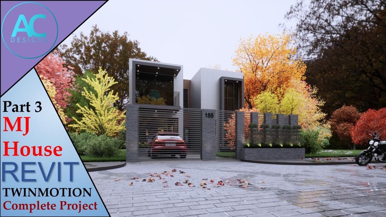 MJ House | Part 3 | Complete Step By Step Project | Revit and ...