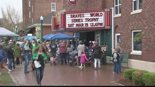 Atlanta Braves World Series Championship Trophy Tour Stop 