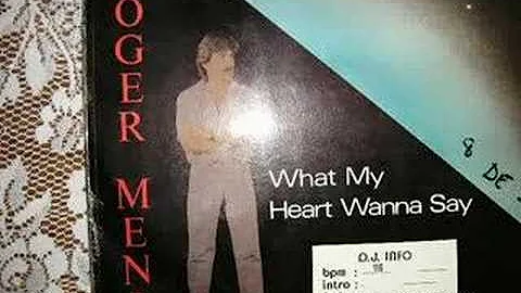 What My Heart Wanna Say (12") - Roger Meno 1986 Eu...