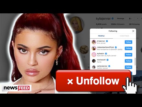 Kylie Jenner Goes On MASSIVE Unfollow Spree Of Inner Circle!