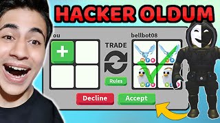 HACKER OLDUM !! ZENGİN ÇOCUK FROST DRAGON PET VERDİ !? ( Roblox Adopt Me )