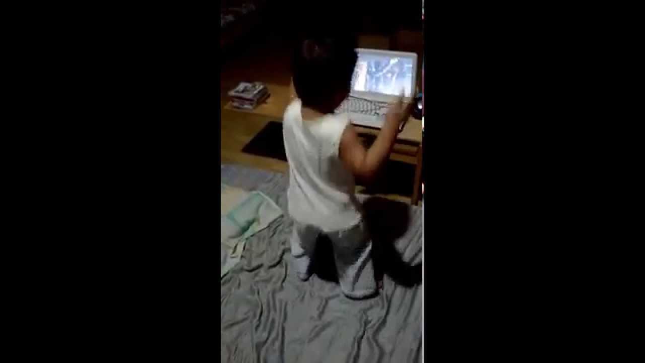 My nephew dancing to Midnight Memories