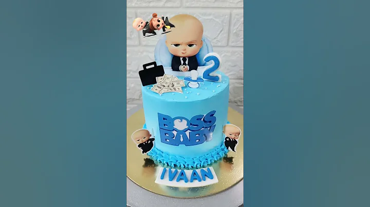 Boss Baby cake Decoration #shorts #ytshorts #bossbaby #bossbabytheme #cakedecorating #bossbabycake