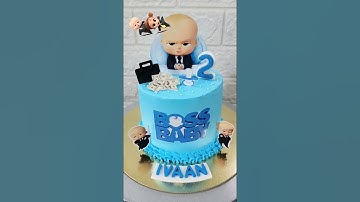 Thumbnail of Boss Baby cake Decoration #shorts #ytshorts #bossbaby #bossbabytheme #cakedecorating #bossbabycake