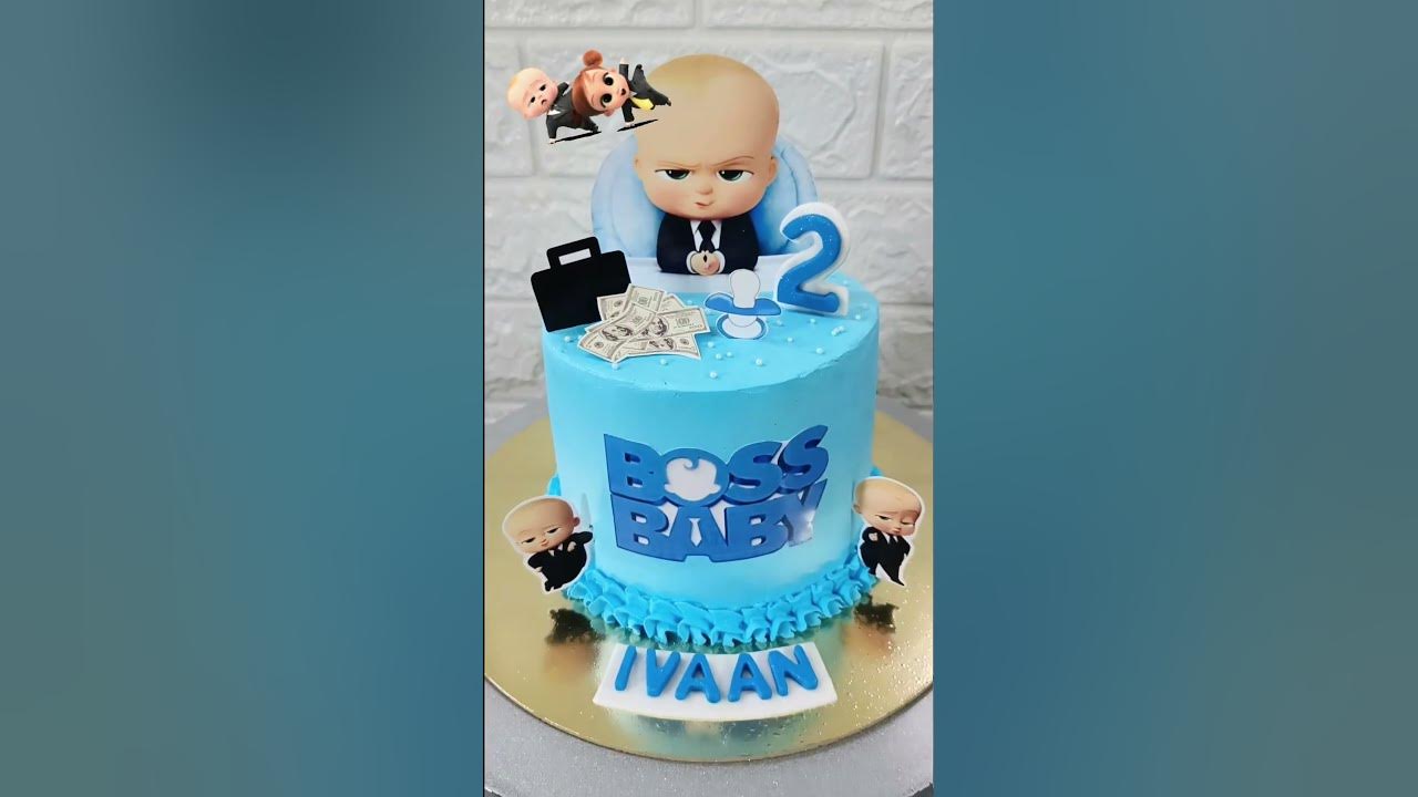 Boss Baby cake Decoration #shorts #ytshorts #bossbaby #bossbabytheme #cakedecorating #bossbabycake