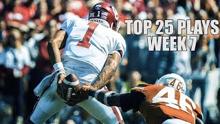Top 25 Plays From Week 7 Of The 2019 College Football Season ᴴᴰ