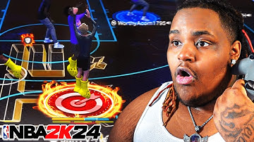 FIRST PARK GAME on NBA 2K24 - PLAYMAKING PERIMETER CREATOR BUILD in NBA 2K24!
