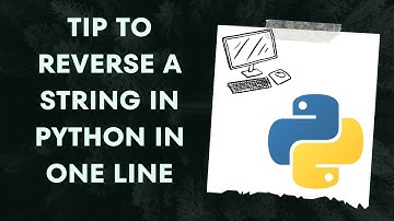 How to reverse a string in python in one line?