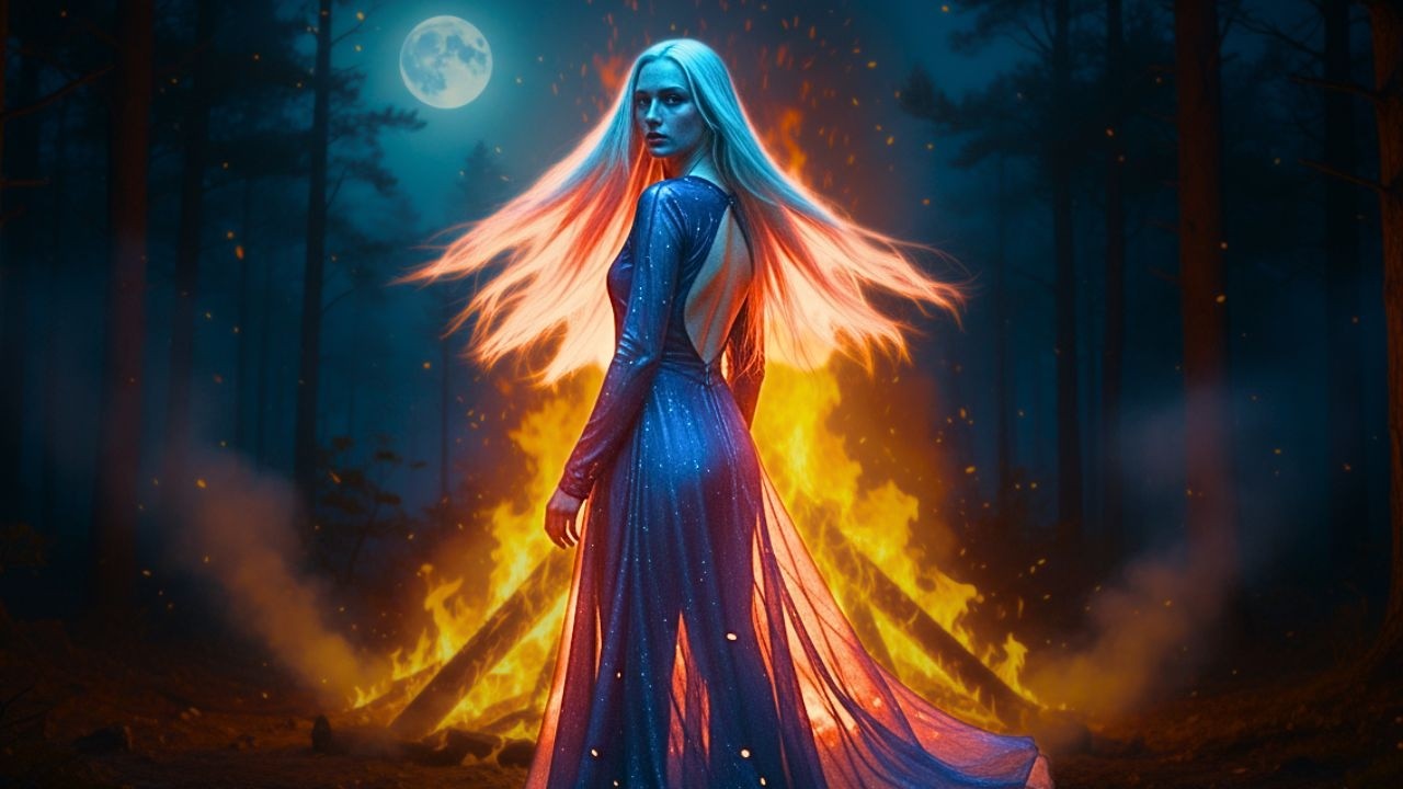 Freyja the Enchantress 🔮 Ritual of Fire and Mist | Dark Nordic Folk