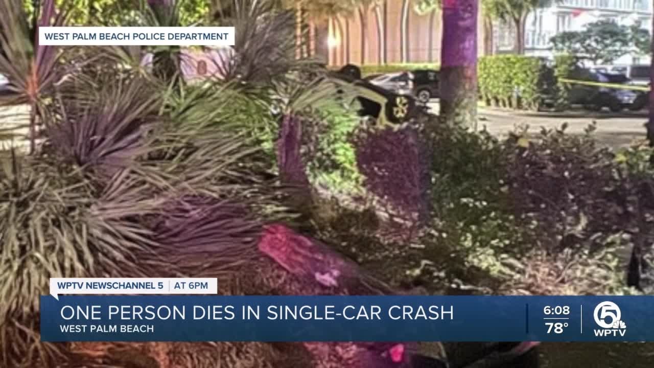 1 dead in crash on Village Boulevard in West Palm Beach - YouTube