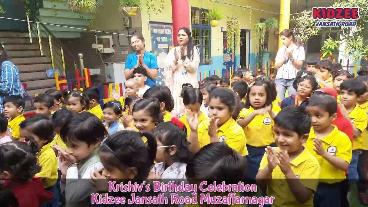 Sweet Memories of Birthday Celebration of Krishiv Mittal Kidzee