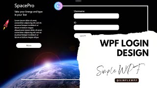 WPF - LogIn Design