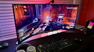 Warhammer 40k Darktide looks WILD on one of the BEST Gaming Monitors of 2024 | 45" UltraWide OLED