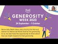 Generosity Week webinar - 20/6/23