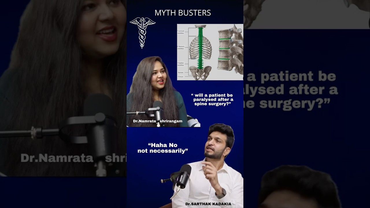 You need to watch this now!! Busting myths on spine injuries| ft spine surgeon DR. Sarthak Kadakia.